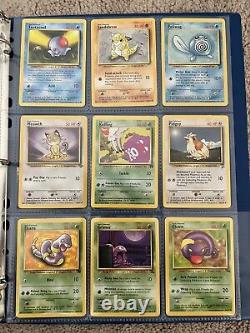 Pokemon Cards VINTAGE Rare Collection lot binder Holo WOTC 1999 Christmas Gift