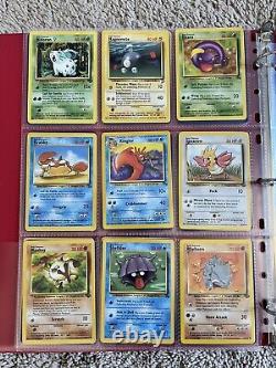 Pokemon Cards VINTAGE Rare Collection lot binder Holo WOTC 1999 Era
