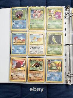Pokemon Cards VINTAGE Rare Collection lot binder Holo WOTC 1999 Era