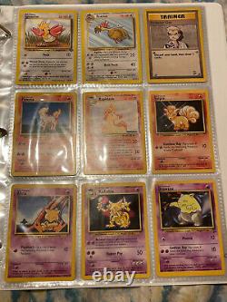 Pokemon Cards VINTAGE Rare Collection lot binder Holo WOTC EX ERA MODERN
