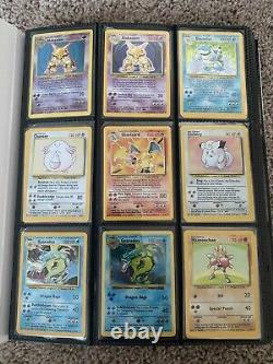 Pokémon Cards, Vintage Holo Rare Cards Binder All WOTC ERA