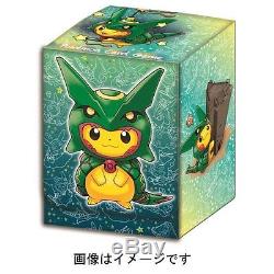 Pokemon Center Card XY BREAK Special BOX Poncho Pikachu Rayquaza ver Shiny Black