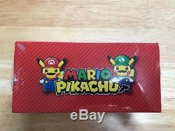 Pokemon Center card Pikachu Mario Luigi Promo Box Japanese Full Art Poncho Rare