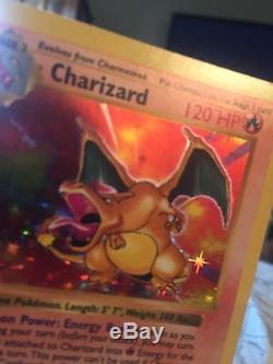 Pokemon Charizard 4/102 Base Set Holo Rare 1ST EDITION SHADOWLESS Error Card