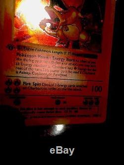 Pokemon Charizard 4/102 Base Set Holo Rare 1ST EDITION SHADOWLESS Error Card