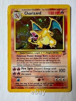 Pokémon Charizard Base Set 2 4/130 Holo Rare 2000 LP/MP