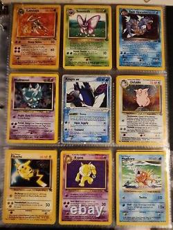 Pokemon Childhood Binder Vintage & WoTC Lot of Cards Holos Rares Shadowless ex