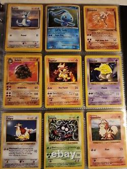 Pokemon Childhood Binder Vintage & WoTC Lot of Cards Holos Rares Shadowless ex