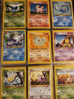 Pokemon Childhood Binder Vintage & WoTC Lot of Cards Holos Rares Shadowless ex