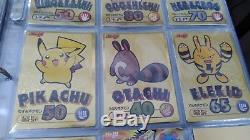 Pokemon Complete Gold Meiji Promo Card Set 1998 Japanese Japan Rare Old Htf Lot