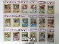 Pokemon Complete Psa 9 /8 Gym Heroes Card Set Mint /132 Holo Rare 1st Edition