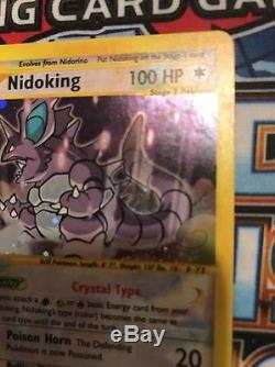 Pokemon Crystal Nidoking Aquapolis HOLO Secret rare GEM MINT PSA collection Card