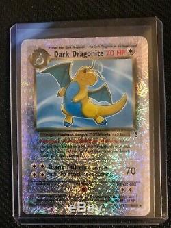 Pokemon Dark Dragonite 5/110 Legendary Collection Reverse Holo Rare Card Error