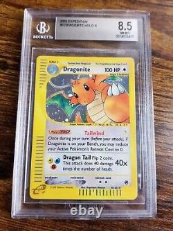 Pokemon Dragonite 9/165 Holo Rare Expedition Base BGS 8.5 NM-MINT+