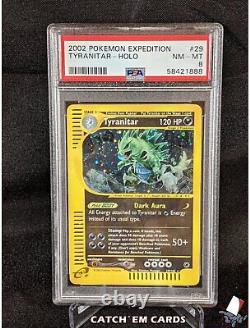 Pokemon Expedition Tyranitar Holo #29 Psa 8