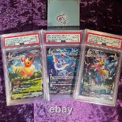 Pokemon Flareon Vaporeon Jolteon 186/s-p 187/s-p 188/s-p Vmax Japanese S Promo