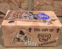 Pokemon Fossil Card box Factory Sealed 1999 Aerodactyl Art Rare Amazing