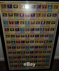 Pokemon Fossil Uncut Sheet of 110 Cards Rare Find Awesome Condition