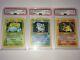 Pokemon Game Charizard Blastoise & Venusaur Psa Mint Rare Holo Card Lot