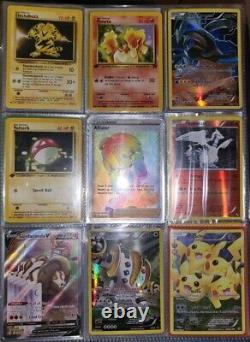 Pokemon God Binder of Cards Raichu, Charizard, Ultra Rares, Vintage Holos