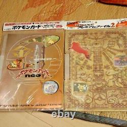 Pokemon Japanese Neo Genesis Promo 9 Card & Binder Series 1 & 2 Set Rare New