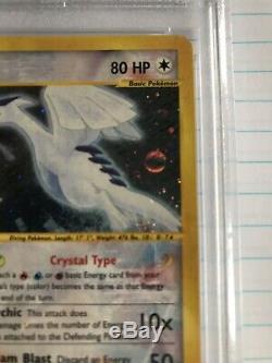 Pokemon Lugia 149/144 Aquapolis Holo PSA 9 Secret Rare Crystal Card Mint