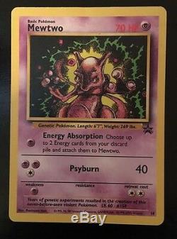 Pokemon Mewtwo Promo Card #14 Rare