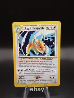 Pokemon Neo Destiny Light Dragonite 14/105 Holo Rare LP