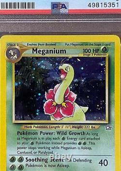 Pokemon Neo Genesis Meganium PSA 9 MINT PSA # 49815351
