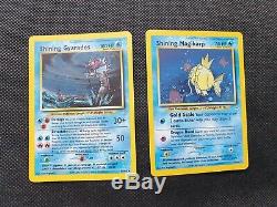 Pokemon Neo Ultra Rare Shining Gyarados and Magikarp Cards NR Mint/Mint