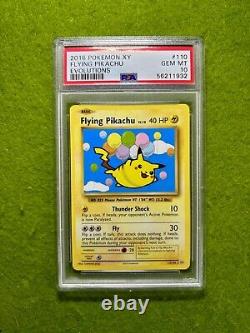 Pokémon PSA 10 Flying Pikachu POKEMON TCG CARD Evolutions 2016 Pokémon XY GEM MT