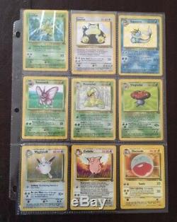 Pokemon Rare COMPLETE Unlimited Jungle Set 64/64 100% Original Classic Cards