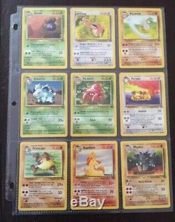 Pokemon Rare COMPLETE Unlimited Jungle Set 64/64 100% Original Classic Cards