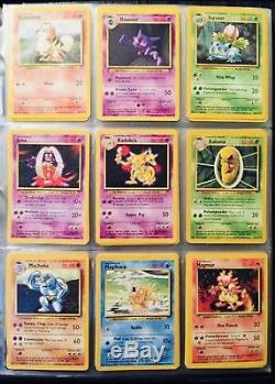 Pokémon Rare Complete Base Set 102/102 Set Original Cards Base Set 1999 4/102