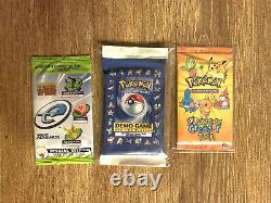 Pokemon Rare Sealed Booster Lot E3 Sampling Pack, Demo Pack, Card Creator Pack