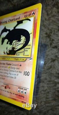 Pokemon Shining Charizard, 107/105, Neo Destiny Set, Triple Star Rare Holo Card