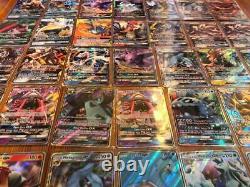 Pokemon TCG 10 Card Lot All Holo with Ultra Rare V EX GX Vmax Rainbow