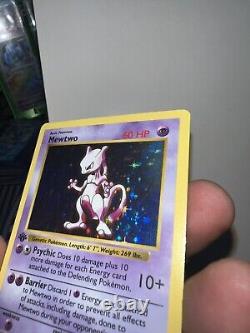 Pokémon TCG 1999 Mewtwo 1st Edition Shadowless Pokemon Card RARE