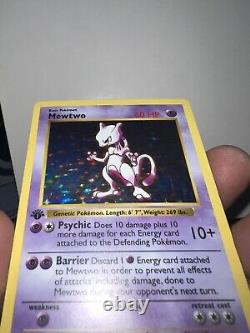 Pokémon TCG 1999 Mewtwo 1st Edition Shadowless Pokemon Card RARE
