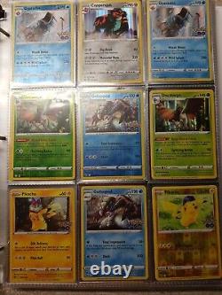 Pokemon TCG 27 Page Binder ALL REV HOLO/HOLO RARE CARDS PLUS 300 BONUS CARDS