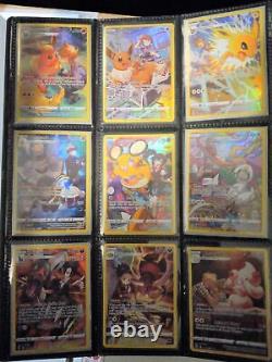 Pokemon TCG 270+ Card & Binder Lot WOTC Vintage Holo, Rare, VMAX, GX, EX, Promos