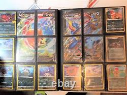 Pokemon TCG 270+ Card & Binder Lot WOTC Vintage Holo, Rare, VMAX, GX, EX, Promos