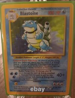 Pokémon TCG Blastoise Base Set 2/102 Holo Unlimited Ultra Rare NM