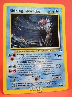 Pokemon TCG Card English Neo Revelation Set Shining Gyarados 65/64 Holo Rare