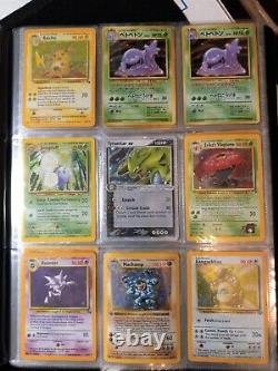 Pokemon TCG Card & New Binder Lot WOTC Vintage Holo, Rare, Holofoil, 1st Edition