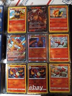 Pokemon TCG Card & New Binder Lot WOTC Vintage Holo, Rare, VMAX, V + Charizard