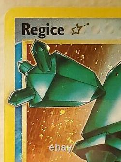 Pokémon TCG Card Regice Gold Star Holo Shiny Holo Rare EXCELLENT Condition