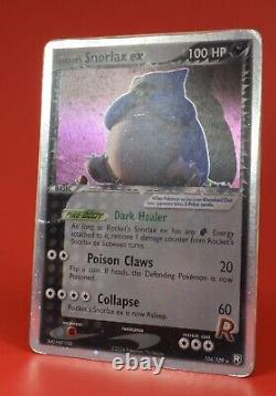 Pokemon TCG Card ex Team Rocket Returns Rocket's Snorlax ex 104/109 Holo Rare