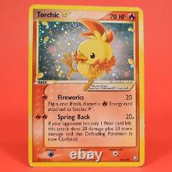 Pokemon TCG Card ex Team Rocket Returns Torchic Gold Star ex 108/109 Holo Rare