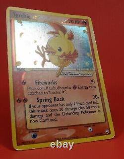 Pokemon TCG Card ex Team Rocket Returns Torchic Gold Star ex 108/109 Holo Rare